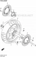 FRONT WHEEL for Suzuki BURGMAN 650 2015
