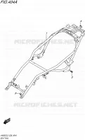 REAR FRAME for Suzuki BURGMAN 650 2015