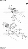 STARTER MOTOR CLUTCH for Suzuki BURGMAN 650 2015