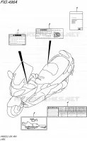 LABEL for Suzuki BURGMAN 650 2015