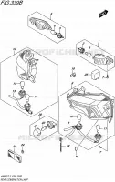 TAIL LIGHT ASSY (N/REFLECTOR) for Suzuki BURGMAN 650 2015