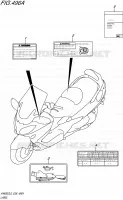 LABEL for Suzuki BURGMAN 650 2016