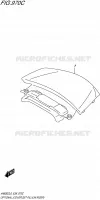OPTIONS (COVER SET PILLION RIDER) for Suzuki BURGMAN 650 2016