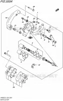 REAR CALIPER for Suzuki BURGMAN 650 2016