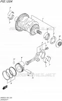 CRANKSHAFT for Suzuki BURGMAN 650 2016