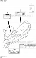LABEL for Suzuki BURGMAN 650 2016