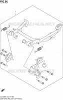 CENTER STAND SET (OPTIONAL) for Suzuki V-STROM 1000 2014