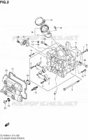 CYLINDER HEAD (AVT) for Suzuki V-STROM 1000 2014