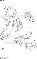 FAIRING   LABELS for Suzuki V-STROM 1000 2014