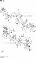 FOOTREST for Suzuki V-STROM 1000 2014