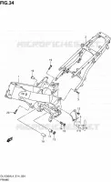 FRAME for Suzuki V-STROM 1000 2014