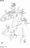 FUEL TANK for Suzuki V-STROM 1000 2014