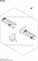 GRIP HEATER SET (OPTIONAL) for Suzuki V-STROM 1000 2014