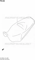 HIGH SEAT (OPTIONAL) for Suzuki V-STROM 1000 2014