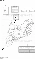 LABEL for Suzuki V-STROM 1000 2014