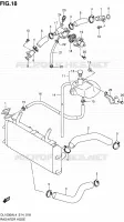 RADIATOR HOSE for Suzuki V-STROM 1000 2014
