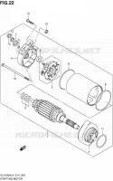 STARTER MOTOR for Suzuki V-STROM 1000 2014