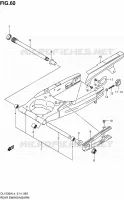 SWINGARM for Suzuki V-STROM 1000 2014