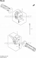 SWITCHES for Suzuki V-STROM 1000 2014