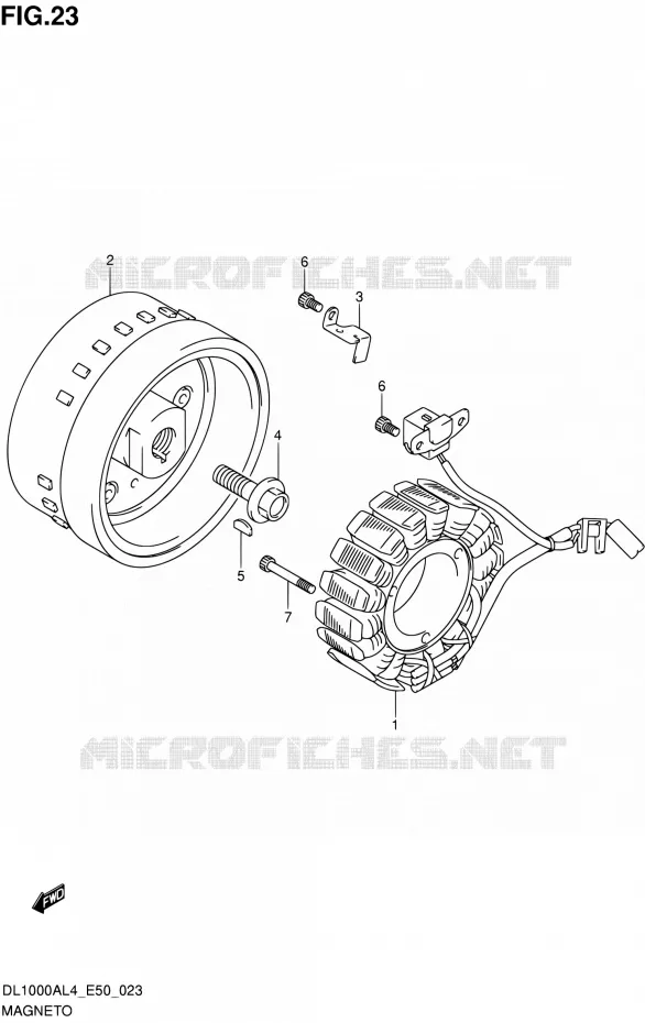 IGNITION Suzuki MOTO 1000 V-STROM 2014  DL1000A L4 (E50)