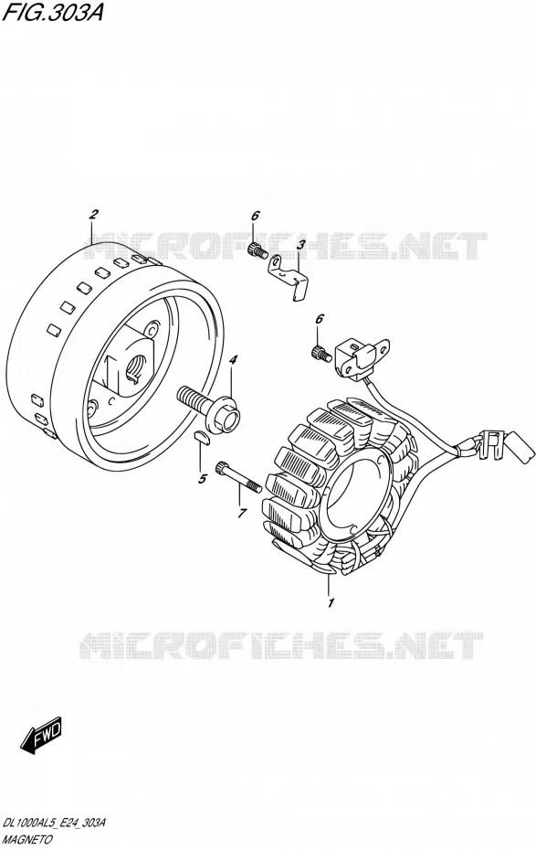 IGNITION Suzuki MOTO 1000 V-STROM 2015  DL1000A L5 (E24)