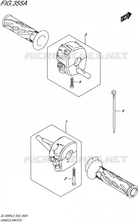 SWITCHES Suzuki MOTO 1000 V-STROM 2015  DL1000A L5 (E43)