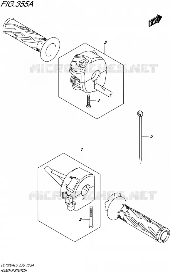 SWITCHES Suzuki MOTO 1000 V-STROM 2015  DL1000A L5 (E99)