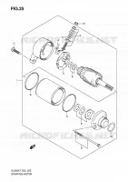 STARTER MOTOR (MODEL K7/K8/K9 E02/E19/E24) for Suzuki V-STROM 650 2010