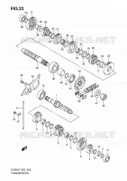 TRANSMISSION for Suzuki V-STROM 650 2010