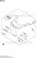 CENTER STAND SET (OPTIONAL) for Suzuki V-STROM 650 2012