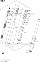 FRONT SHOCK ABSORBER for Suzuki V-STROM 650 2012