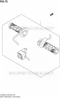 GRIP HEATER SET (OPTIONAL) for Suzuki V-STROM 650 2012