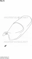 HIGH SEAT (OPTIONAL) for Suzuki V-STROM 650 2012