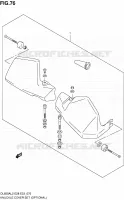 KNUCKLE COVERS (OPTIONAL) for Suzuki V-STROM 650 2012