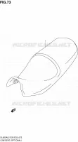 LOW SEAT (OPTIONAL) for Suzuki V-STROM 650 2012