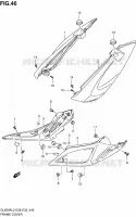 REAR FAIRING for Suzuki V-STROM 650 2012