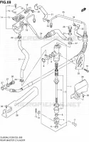 REAR MASTER CYLINDER for Suzuki V-STROM 650 2012