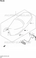SEAT for Suzuki V-STROM 650 2012