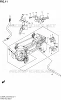 THROTTLE BODY (DL650AL2 E28) for Suzuki V-STROM 650 2012