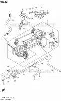 THROTTLE BODY (DL650AL2 E33) for Suzuki V-STROM 650 2012