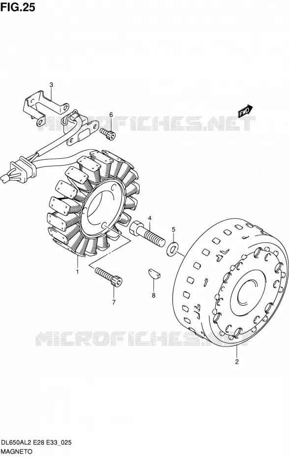 IGNITION Suzuki MOTO 650 V-STROM 2012  DL650A L2 (E03,E28,E33)
