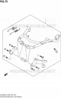 CENTER STAND SET (OPTIONAL) for Suzuki V-STROM 650 2013
