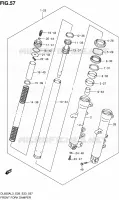 FRONT FORK for Suzuki V-STROM 650 2013