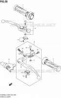 HANDGRIPS   LEVERS  for Suzuki V-STROM 650 2013