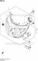 HEADLIGHT for Suzuki V-STROM 650 2013