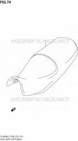 HIGH SEAT (OPTIONAL) for Suzuki V-STROM 650 2013