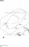 SEAT for Suzuki V-STROM 650 2013