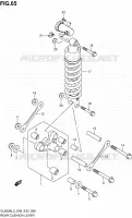 SHOCK ABSORBER LINKAGE (DL650AL3 E28) for Suzuki V-STROM 650 2013