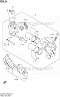 FRONT CALIPER for Suzuki V-STROM 650 2013