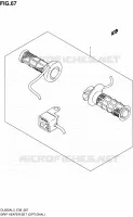 GRIP HEATER SET (OPTIONAL) for Suzuki V-STROM 650 2013